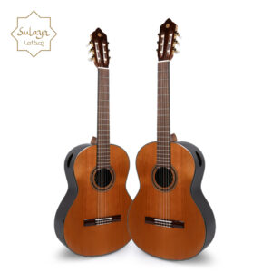 Sulayr beginner's advanced entry-level classical guitar with red cedar single-ply; 39-inch Spanish barrel-shaped classical guitar(SL-100CD-2)