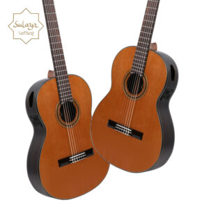 Sulayr beginner's advanced entry-level classical guitar with red cedar single-ply; 39-inch Spanish barrel-shaped classical guitar(SL-100CD-SE)