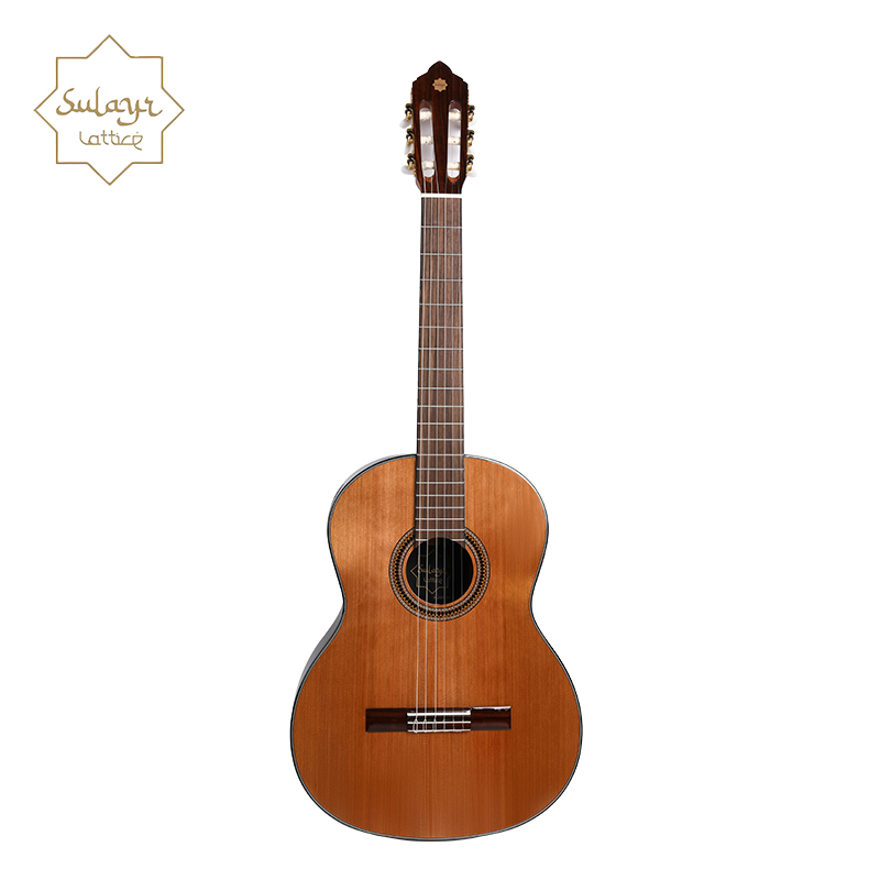 Sulayr beginner's advanced entry-level classical guitar with red cedar single-ply; 39-inch Spanish barrel-shaped classical guitar(SL-100CD-2) - 图片 2