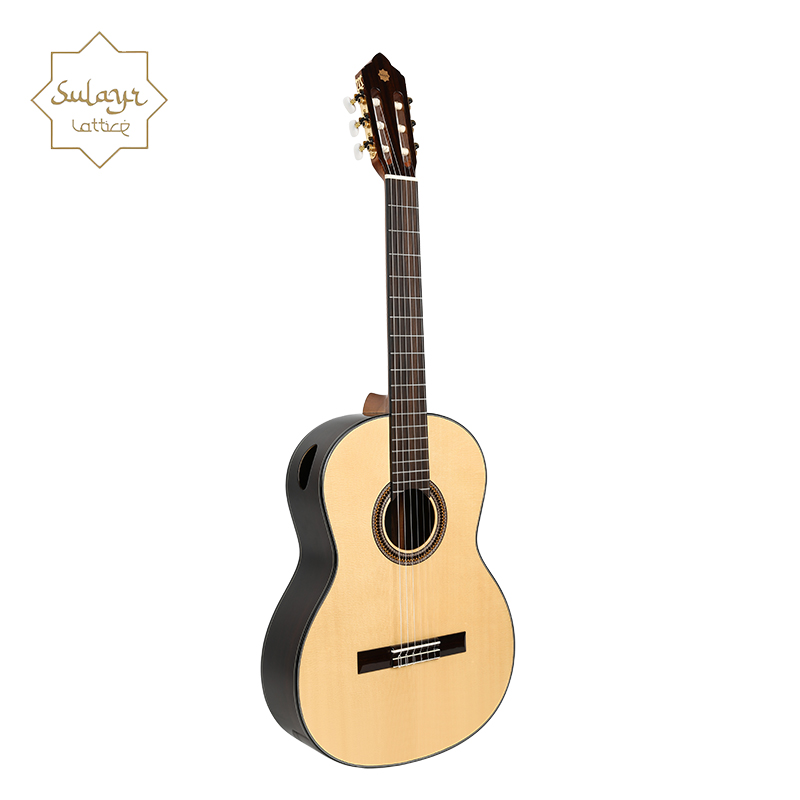Sulayr Guitars Beginner to Advanced Spruce Top Classical 39 Inch Spanish Barrel-shaped Classical Guitar(SL-100SP) - 图片 2