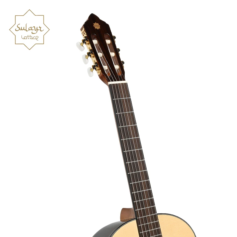 Sulayr 39 Inch Spanish Classic Guitar Gloss Finish 39 Classic Guitars  Spruce Solid Top Guitar - 图片 5