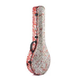 Hot Selling Drop-shaped Banjo Hard Case Guitar Fiber Glass Banjo Case Portable Musical Instrument Case Hard Gig Bag Guitar
