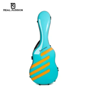 Popular Guitar Hard Case Colorful Fiberglass Classical Guitar Flight Case Wholesale Music Box Custom Guitar Case for Acoustic