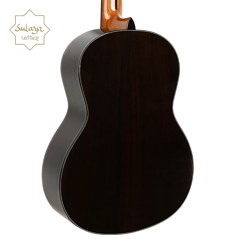 Sulayr 39 Inch Spanish Classic Guitar Gloss Finish 39 Classic Guitars  Spruce Solid Top Guitar - 图片 4