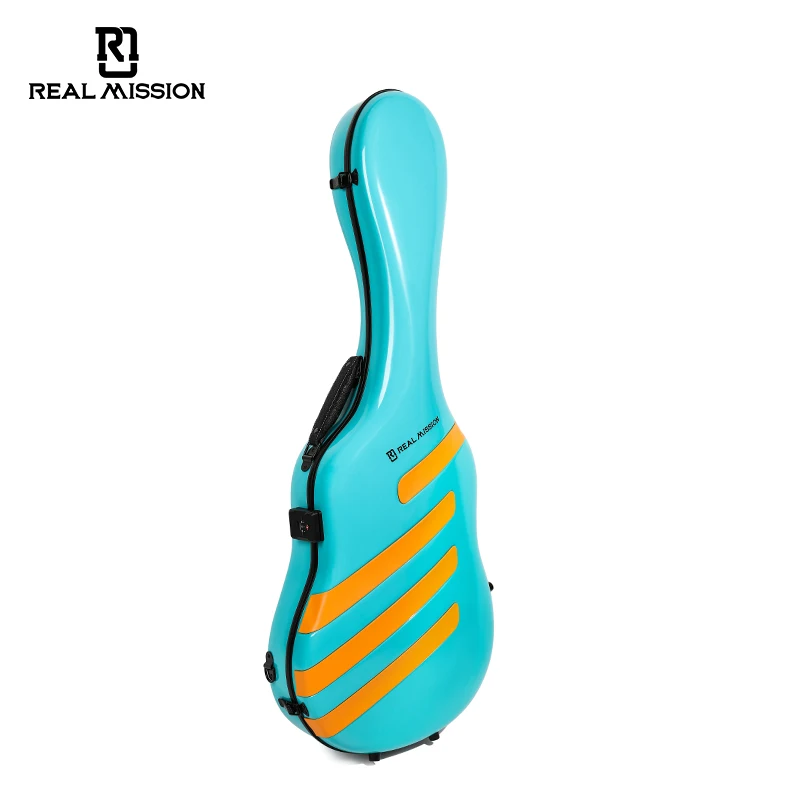 Popular Guitar Hard Case Colorful Fiberglass Classical Guitar Flight Case Wholesale Music Box Custom Guitar Case for Acoustic - 图片 2