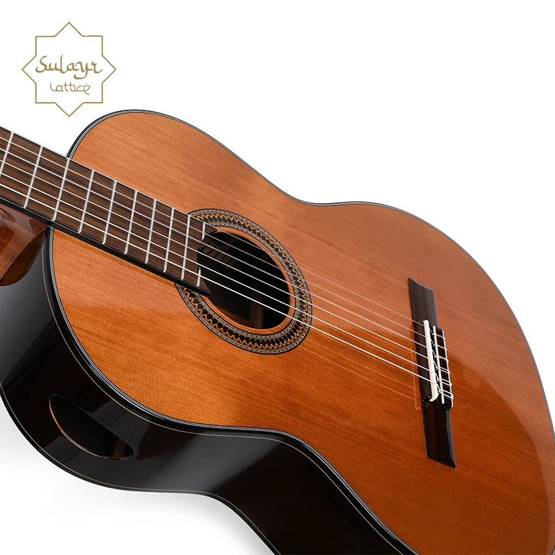 Sulayr  Cedar Solid Top Guitar Rosewood Fingerboard Classical Guitars 39 Inch Spanish Classical Guitar - 图片 4