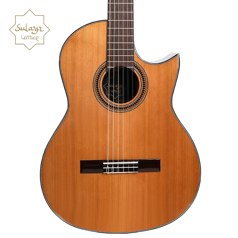 Sulayr Cutway Rosewood Side Classical Guitar Rosewood Fingerboard Classic Guitars  Cedar Solid Top Spanish Guitar - 图片 4