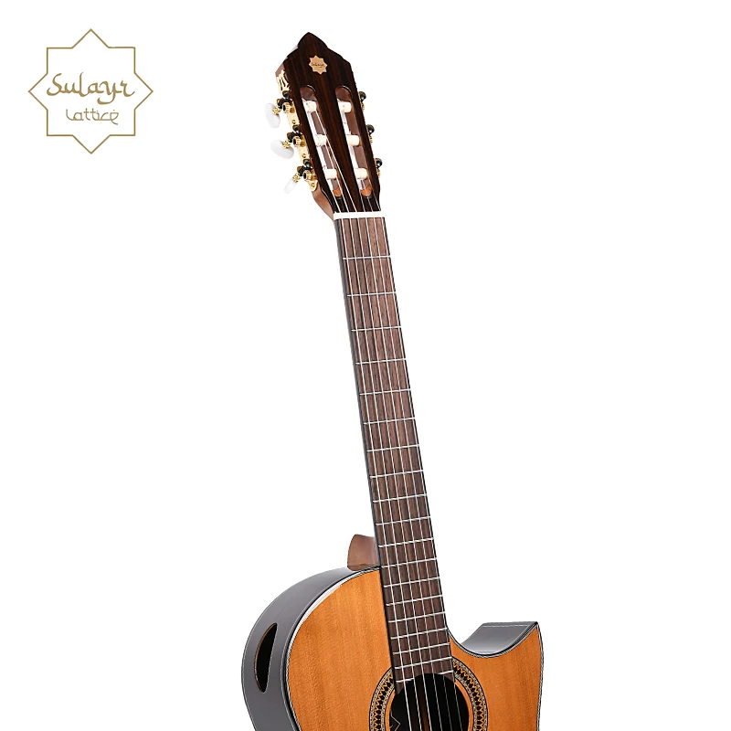 Sulayr Cutway Rosewood Side Classical Guitar Rosewood Fingerboard Classic Guitars  Cedar Solid Top Spanish Guitar - 图片 5