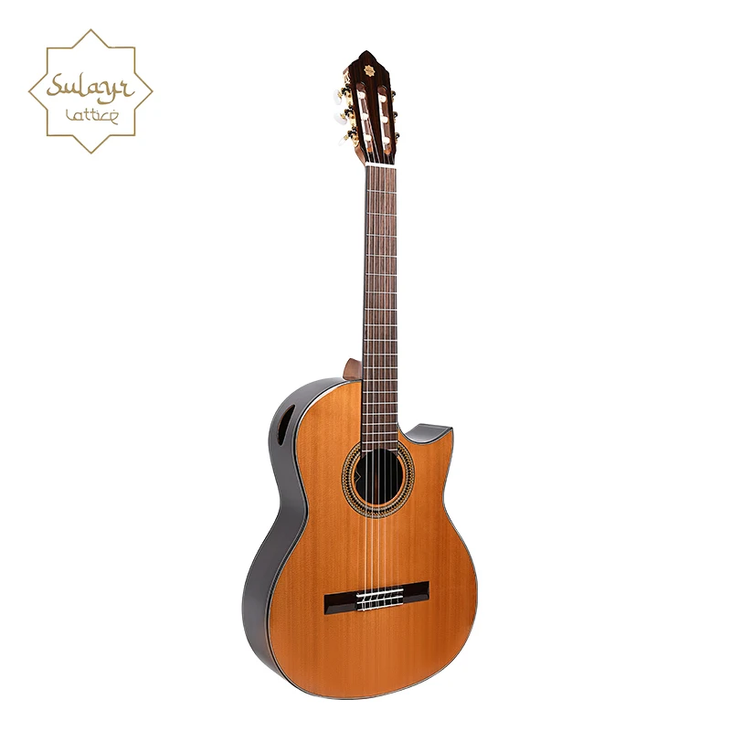 Sulayr Cutway Rosewood Side Classical Guitar Rosewood Fingerboard Classic Guitars  Cedar Solid Top Spanish Guitar - 图片 6