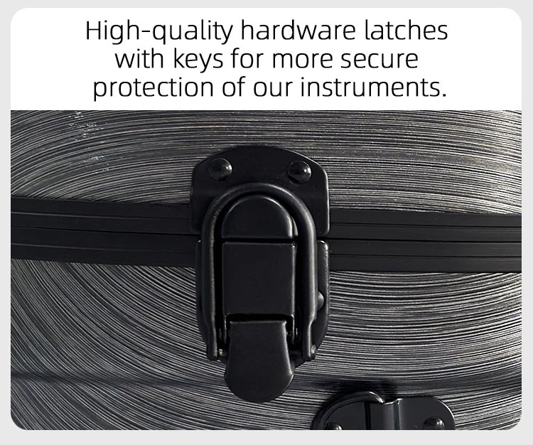 Gleam-D-Matt Factory's 41-Inch Acoustic Guitar Case ABS Hard for RM Music Manufacture Versatile Musical Instrument Case - 图片 6