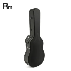 Custom Black Leather 3-Plywood Classical Guitar Case Shockproof Musical Instrument Display Case Box