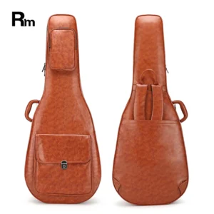 FC48 Rm Rainbow China Factory Music Gig Bags Wholesale High Quality Leather Polyfoam Padding Soft Foam Guitar Hard case
