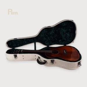 Custom WC76-W1 Hardshell Leather Case for Classical and Acoustic Guitar Straight Head Arch Ballad Electric Guitar Case