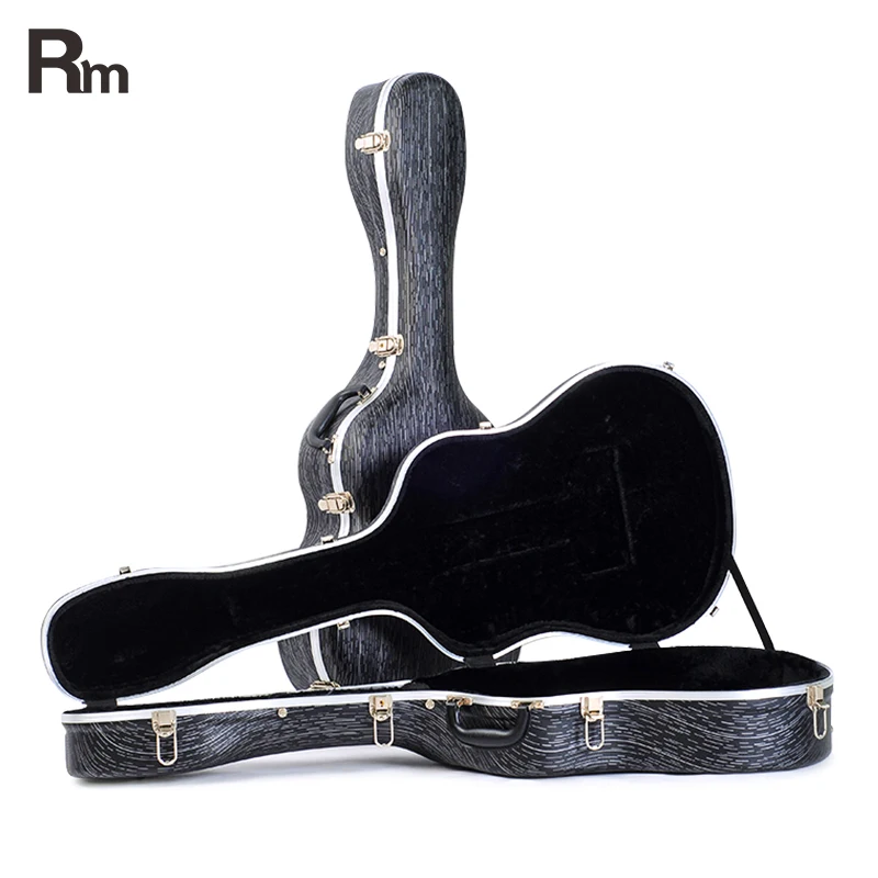 High Quality ABS Custom Guitar Case Musical Instrument Hard Case Guitar Anti-collision Waterproof Acoustic Guitar Case Bag - 图片 4