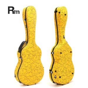 Carbon 1-C   Rm Wholesale High-value Personality Carbon Fiber Covered Leather Hard Shell Guitar case 39 41 Inch Piano case