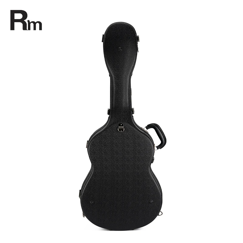 Factory Professional Hard Guitar Case Bag Black ABS Acoustic Guitar Case Bag Lightweight Custom Guitar Case Music Box - 图片 3