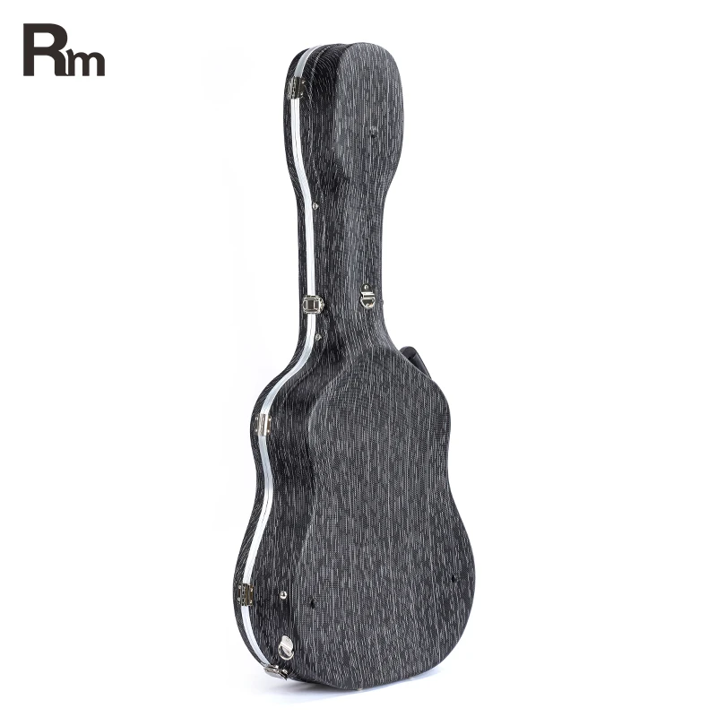 High Quality ABS Acoustic Electric Guitar Hard Case Waterproof Instrument Bags&Cases Lightweight 41 Inch Custom Guitar Case Bag - 图片 2
