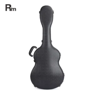 Rm ABS Material Musical Instrument Hard Shell Case Acoustic Guitar Black Portable Case Lightweight Guitar Case