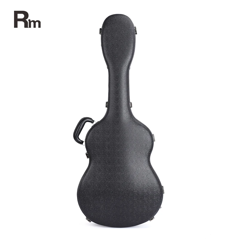 Factory Black ABS Custom Guitar Case Waterproof Electric Hard Guitar Case Strong Hard Shell Acoustic Guitar Case Bag Music Box
