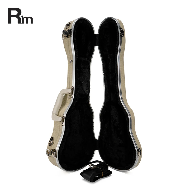 OEM  ABS Plastic Musical Violin or Ukelele case Small  Four String Guitar  Soprano Ukulele ABS case 21 Inch - 图片 5