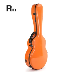 Bright Orange Guitar Hard Case Colorful Factory Custom Fiberglass Custom Guitar Case 39 Classical Guitar Case Bag