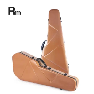 MOON-GC-GD Rm Rainbow Music Paint Spraying Cover  FRP  Guitar Cases Guns Shape Electric Guitar Fiber Glass case