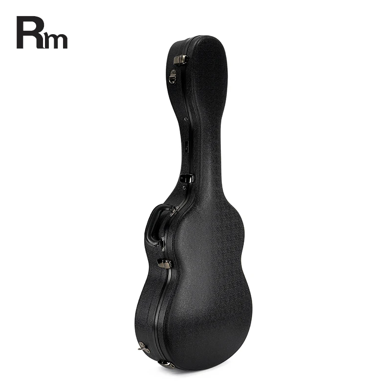 Factory Professional Hard Guitar Case Bag Black ABS Acoustic Guitar Case Bag Lightweight Custom Guitar Case Music Box